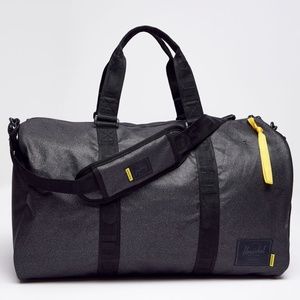 SOULCYCLE X Herschel - NWT Novel Duffle Bag, Black Glitter (in bag)
